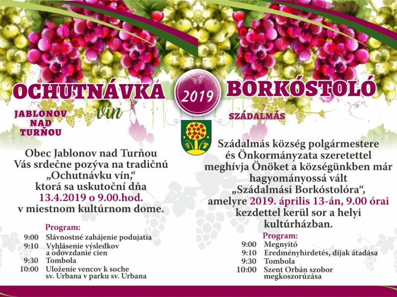 Podujatia v migroregióne / Ochutnávka vín v Jablonove nad Turňou