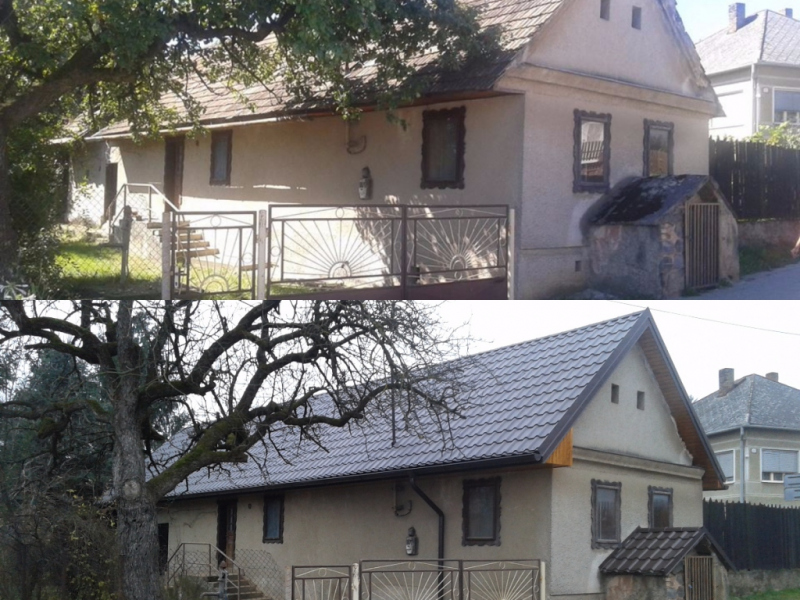 Aktuality / Ukončenie práce na  Rekonštrukcií strechy Domu tradí