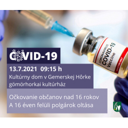 Očkovanie občanov nad 16 rokov