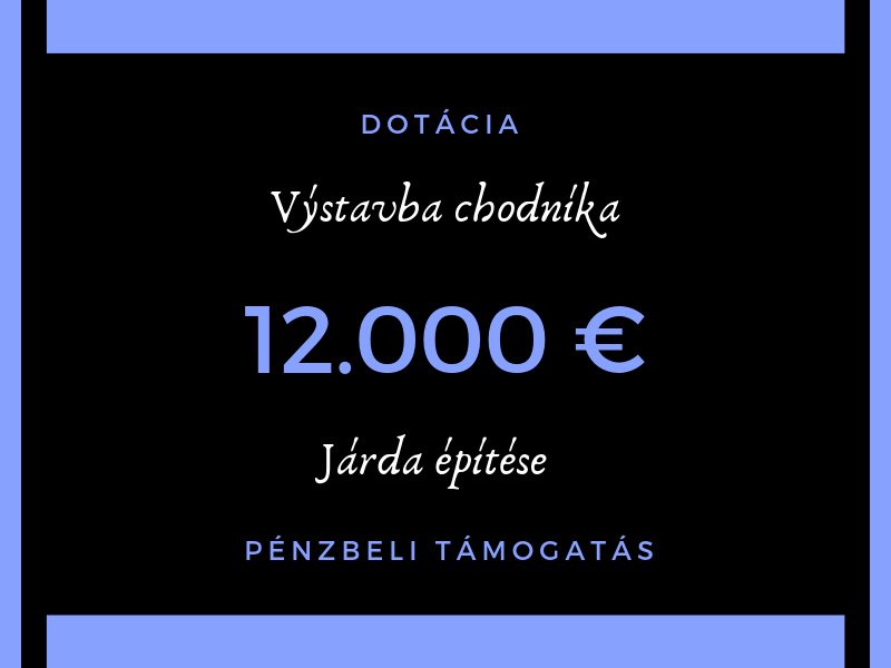 Aktuality / Výstavba chodníka