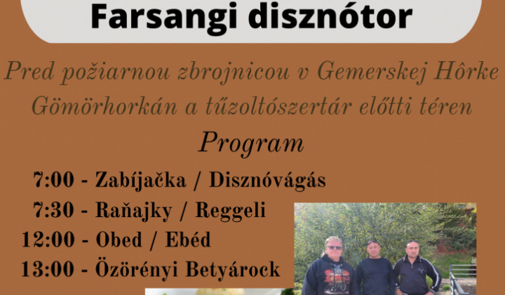 15. fotógaléria fotózás 2023 | Fašiangová zabíjačka