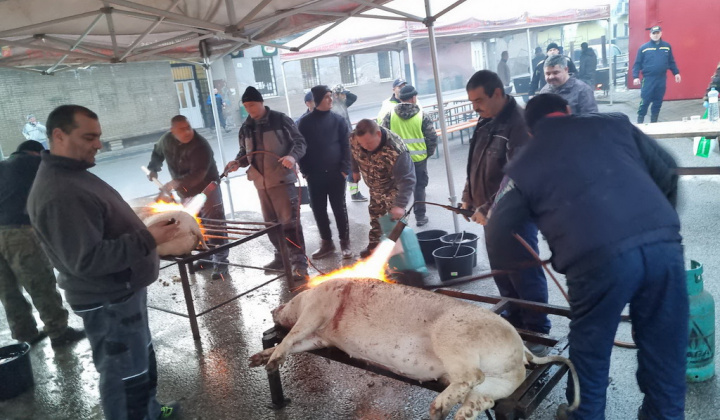 21. fotógaléria fotózás 2023 | Fašiangová zabíjačka