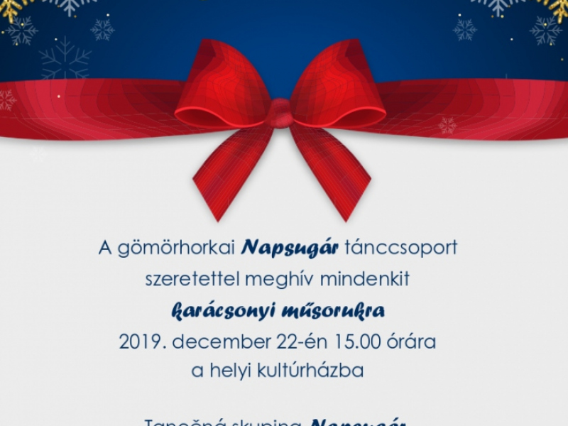 Aktuality / Advent v Gemerskej Hôrke 2019