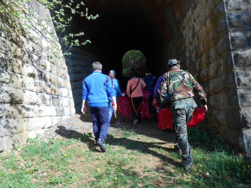 2015/ A tanösvény tisztítása - Čistenie náučného chodníka
