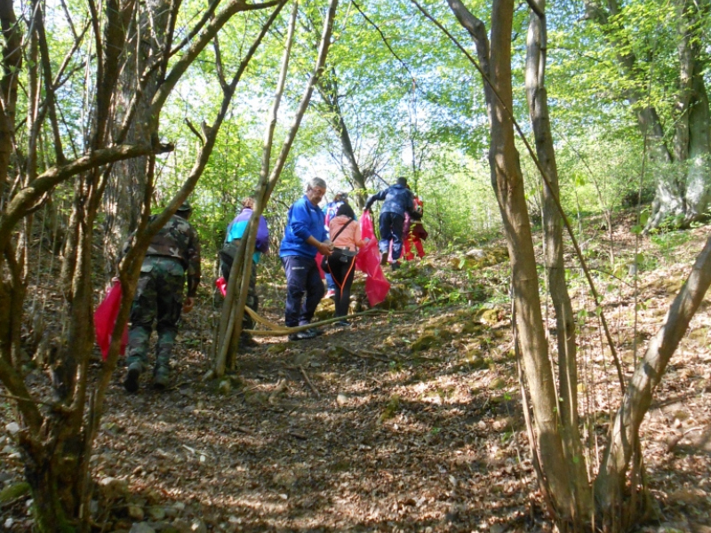 2015/ A tanösvény tisztítása - Čistenie náučného chodníka