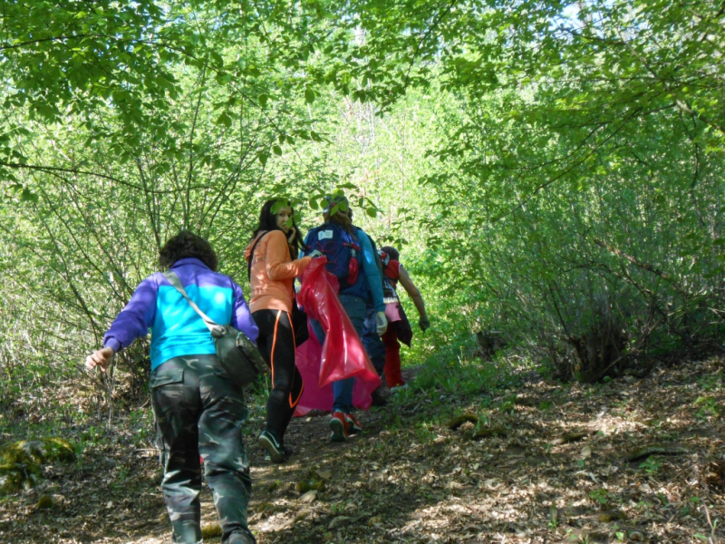 2015/ A tanösvény tisztítása - Čistenie náučného chodníka