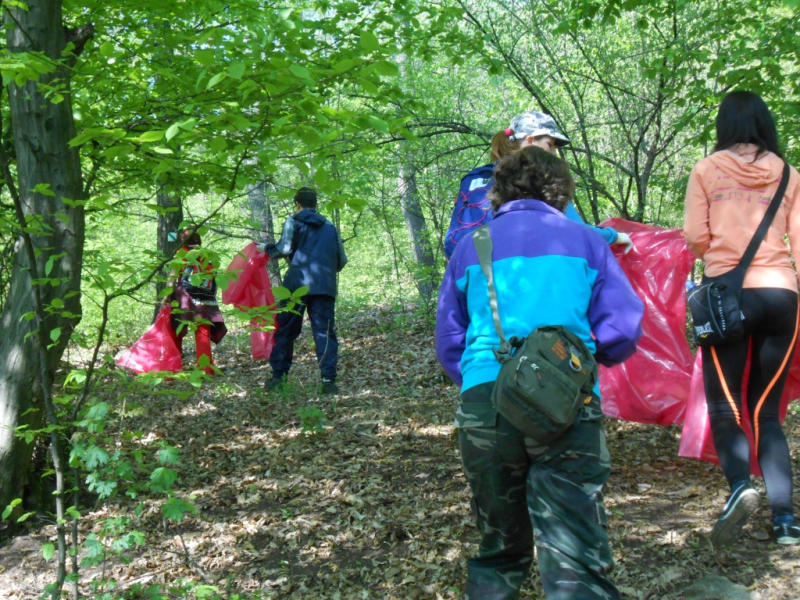 2015/ A tanösvény tisztítása - Čistenie náučného chodníka