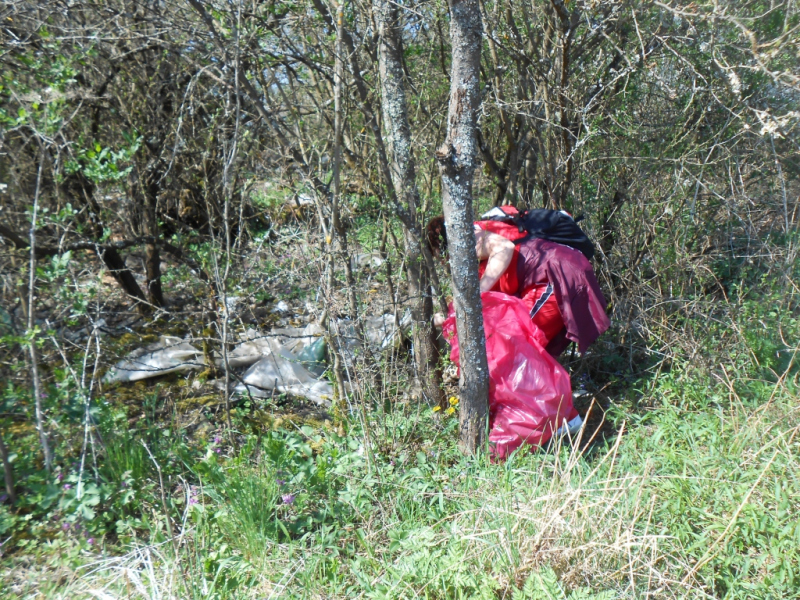 2015/ A tanösvény tisztítása - Čistenie náučného chodníka