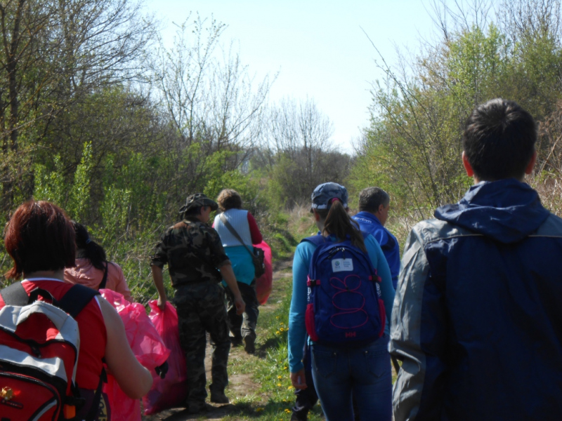 2015/ A tanösvény tisztítása - Čistenie náučného chodníka