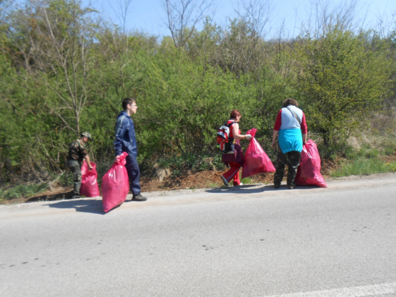 2015/ A tanösvény tisztítása - Čistenie náučného chodníka