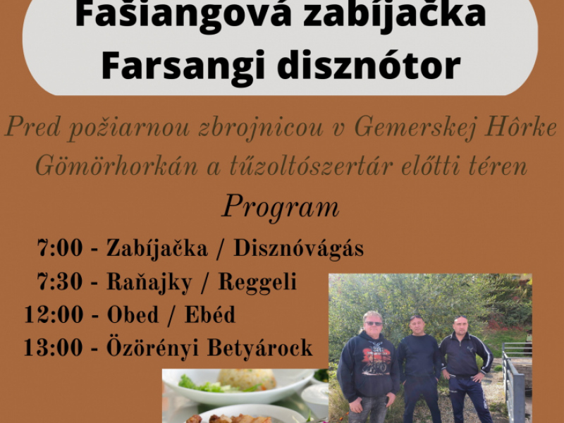 Aktuality / Fašiangová zabíjačka