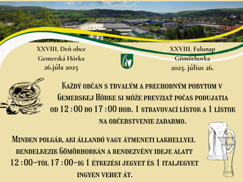 Aktuality / Deň obce Gemerská Hôrka - 2025 - Falunap Gömörhorka