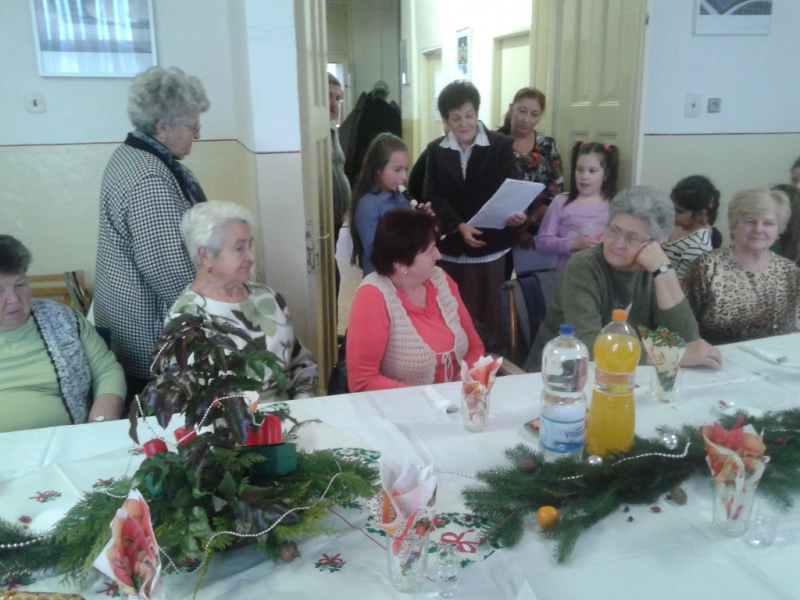 2015/ Nyugdíjas klub - Klub dôchodcov / Karácsony - Vianoce 