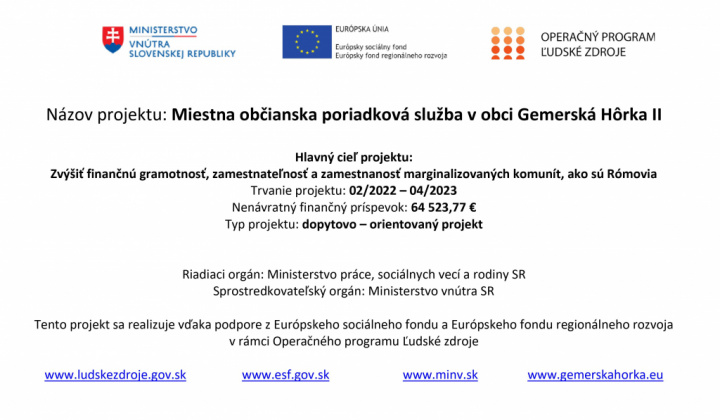 1. fotografia fotogalérie Úradná tabuľa / Projekt MOPS II