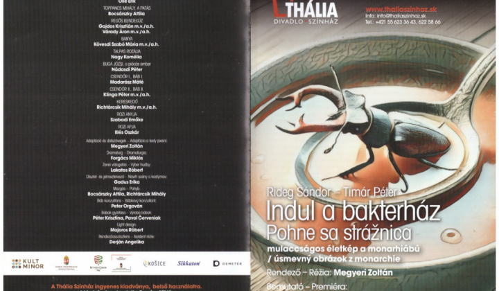9. fotografia fotogalérie Aktuality / Thália színház: Indul a bakterház 