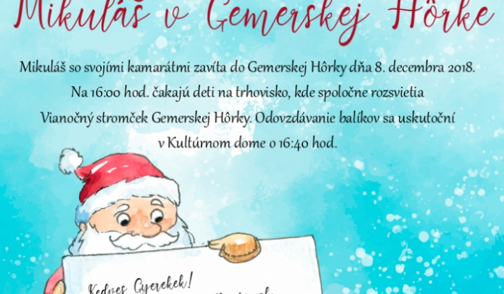4. fotografia fotogalérie Podujatia v migroregióne / Gemerskohorský Advent 2018