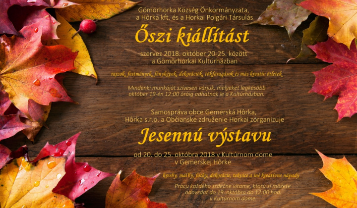 1. fotografia fotogalérie Podujatia v migroregióne / Jesenná výstava