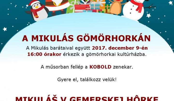 1. fotografia fotogalérie Podujatia v migroregióne / Mikuláš a koncert hudobnej skupiny Ko