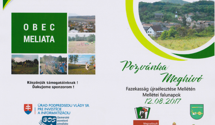1. fotografia fotogalérie Podujatia v migroregióne / Deň obce Meliata
