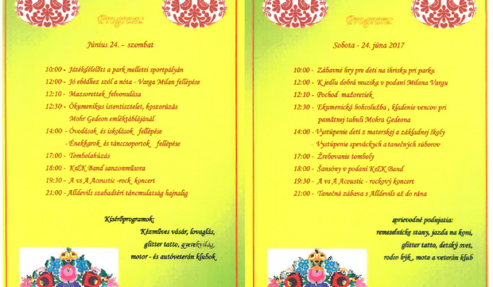 1. fotografia fotogalérie Podujatia v migroregióne / Dni obce Dlhá Ves