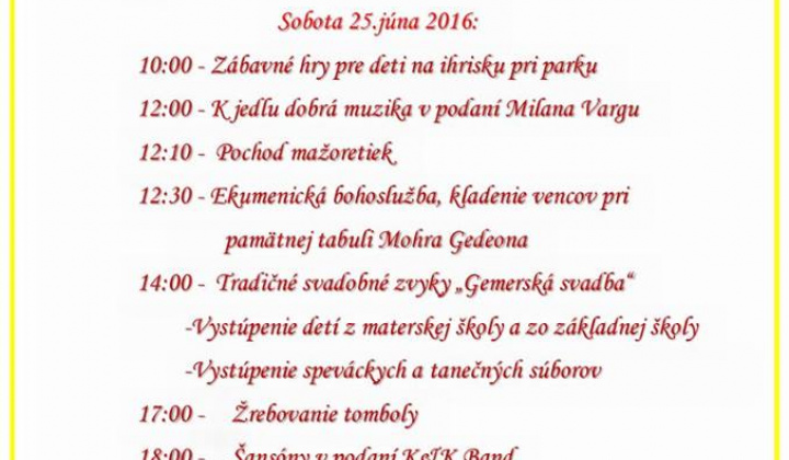 2. fotografia fotogalérie Podujatia v migroregióne / 11. Dni obce Dlhá Ves