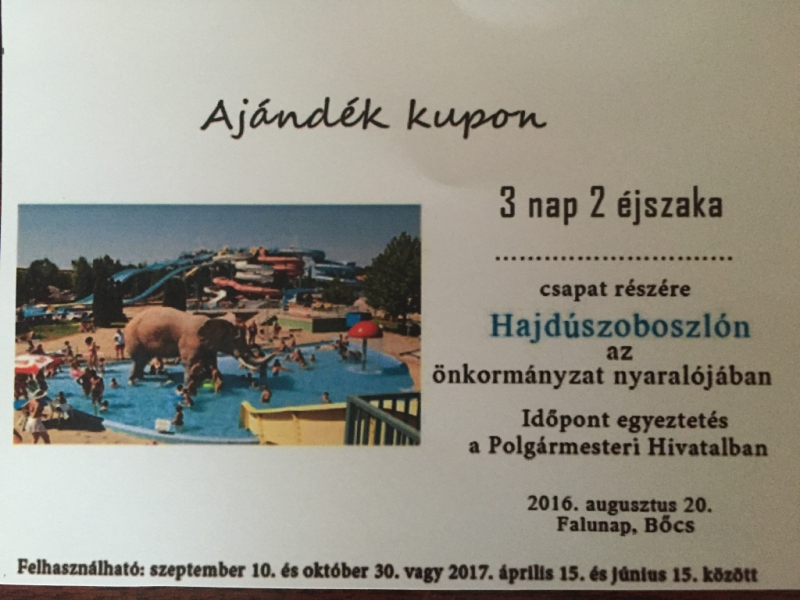 2016/ Bőcs (HU) - Falunap - Deň obce