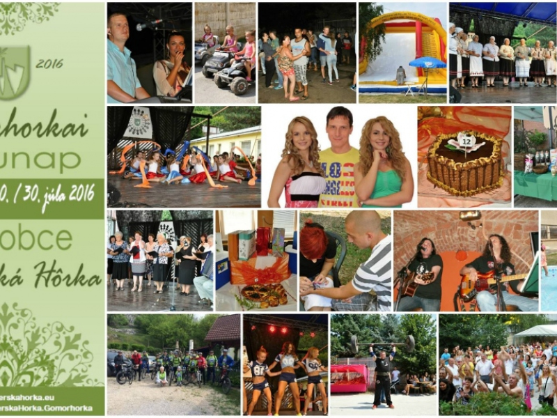 2016/ 21. Gömörhorkai Falunap - 21. Deň obce Gemerská Hôrka 