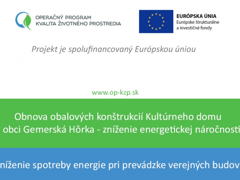 Aktuálne prebiehajúce projekty