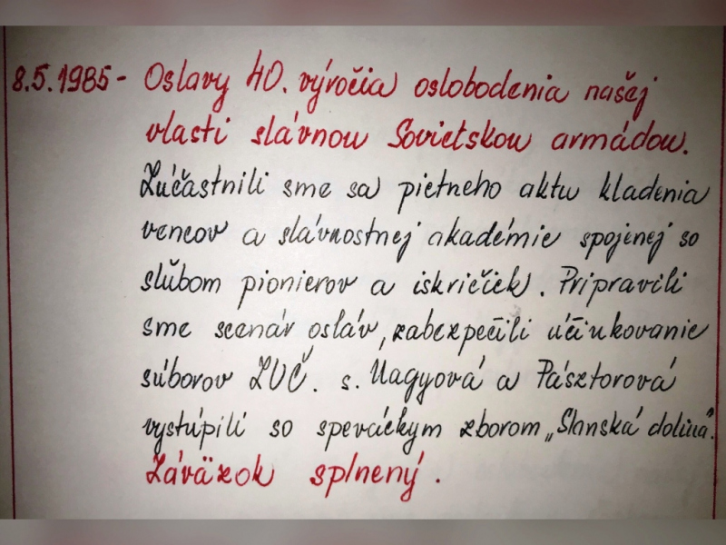 Aktuality / 8. máj